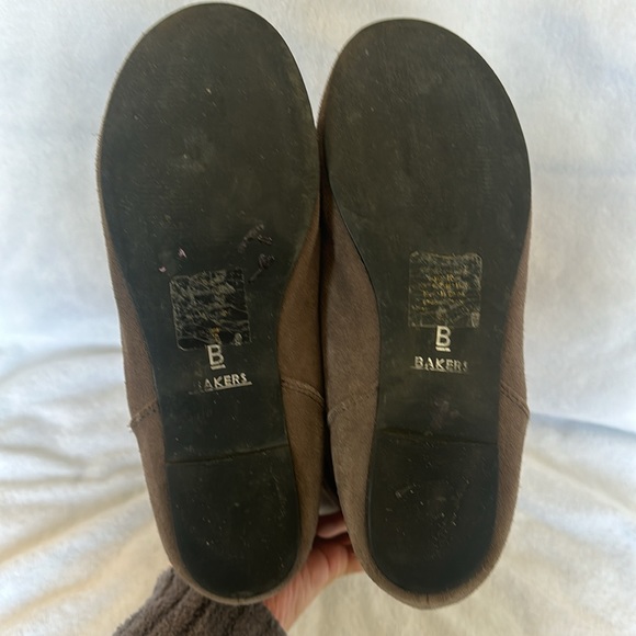 Bakers Soft Size 8.5 Grey Suede Mid Calf Slouch Boots - Picture 5 of 6